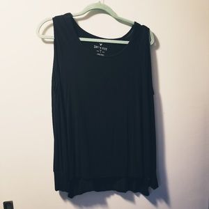 Black Soft&Sexy AE Shoulderless Long Sleeve